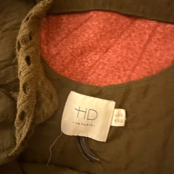 Olive Tiered Knit Tank with Crochet Straps - Picture 5 of 5